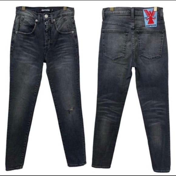 Adaptation Seamed Skinny Dazed Distressed Jeans, sz. 25 - Picture 6 of 6